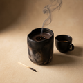 Fire After 30 — charred espresso ceramic scented candle